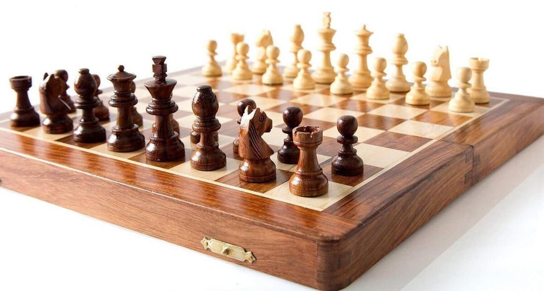 Buy Premium Magentic Wooden Chess Set Online In India