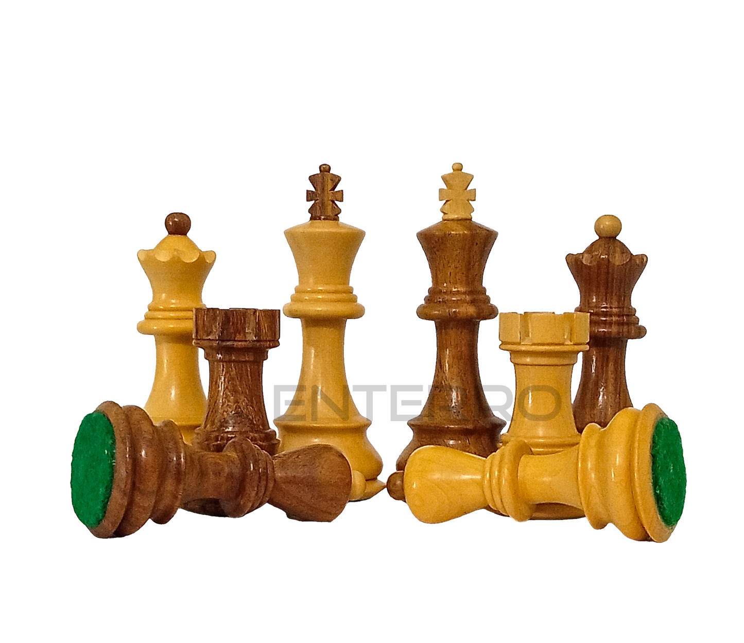 3.75" Reproduced 1959 Russian Zagreb Series - Wooden Chess Pieces