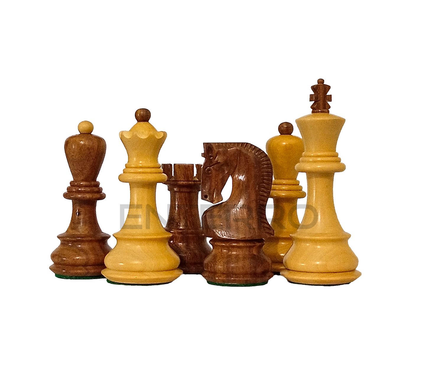 3.75" Reproduced 1959 Russian Zagreb Series - Wooden Chess Pieces