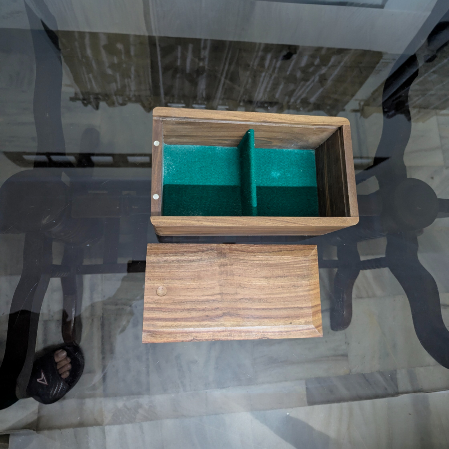 Wooden Storage Box for 3.75" Chess Pieces - Made of Rosewood