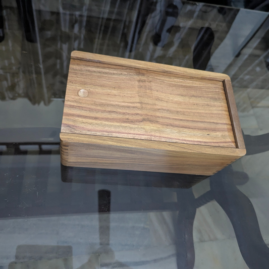 Wooden Storage Box for 3.75" Chess Pieces - Made of Rosewood