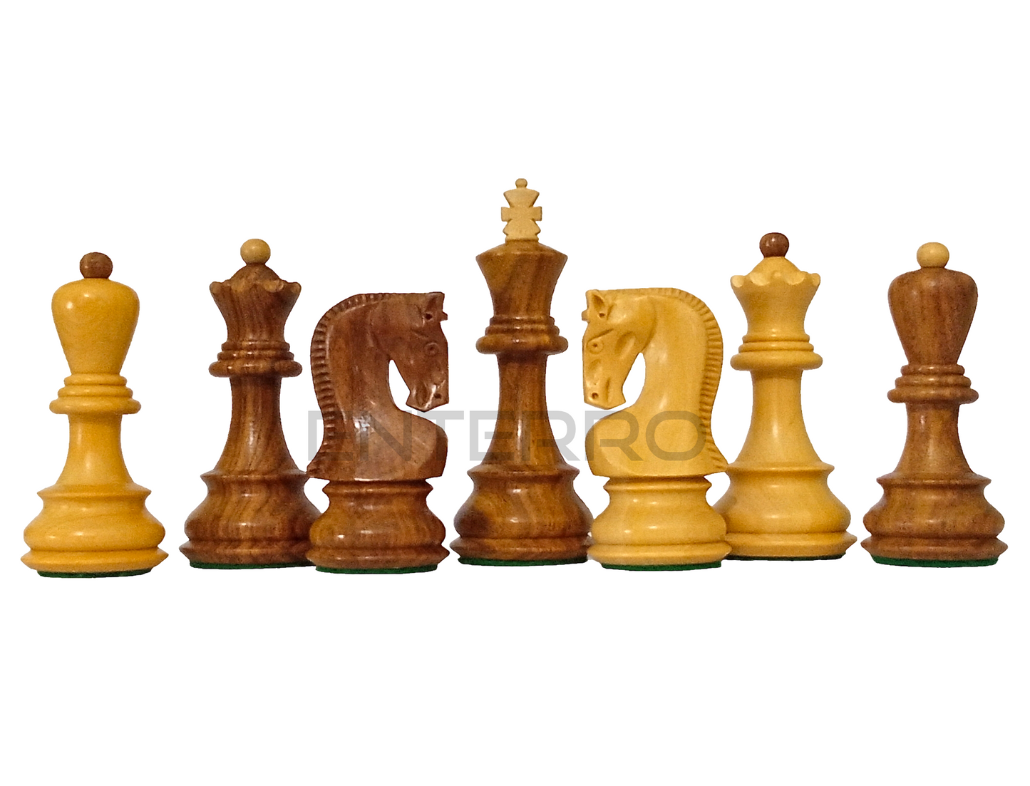 3.75" Reproduced 1959 Russian Zagreb Series - Wooden Chess Pieces