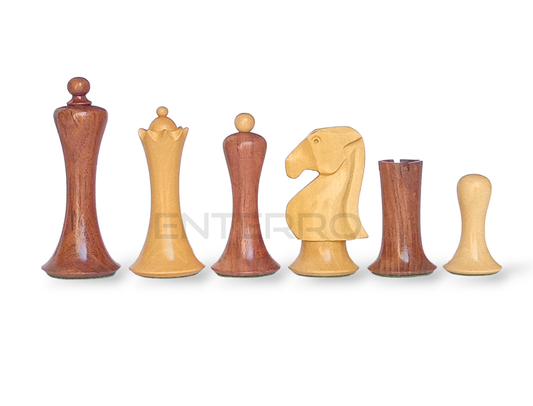 3.75" Reproduced 1948 Soviet Sleek Series - Made of Acacia Wood and Boxwood