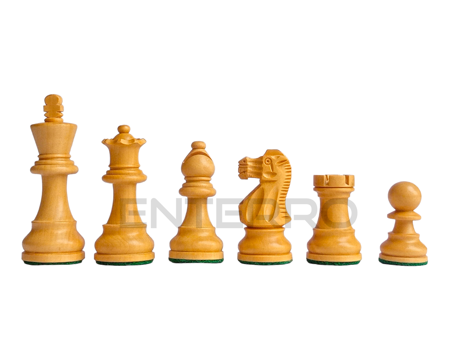 3" Staunton German Knight CLASSIC Wooden Chess Pieces - Made of Acacia Wood and Boxwood