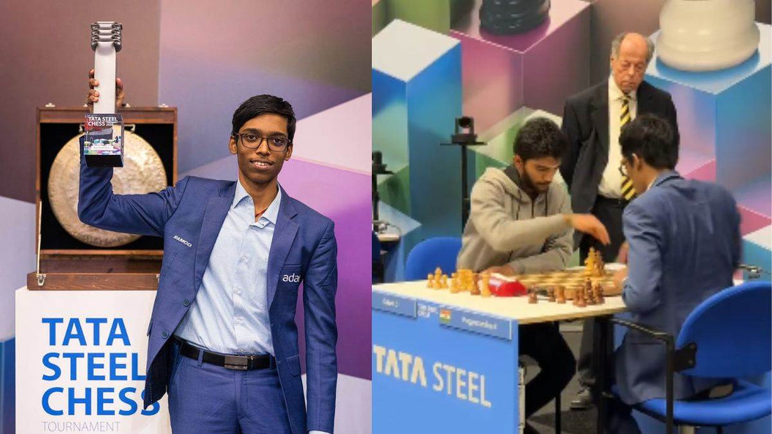 Praggnanandhaa Beats World Champion Gukesh to Win Tata Steel Masters 2025