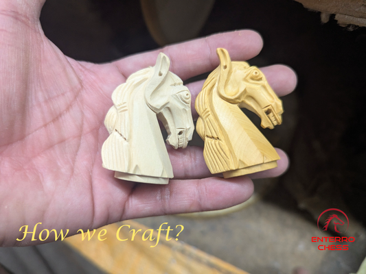 How Enterro Manufactures Wooden Chess Pieces with Expertise