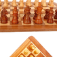 14" x 14" Flat Magnetic Wooden Chess Set - Magnetic Chess Board - Wooden Magnetic Chess Pieces