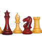 4.1" Mongolian Series Wooden Chess Pieces - Made of Red Bud Rosewood and Boxwood (Copy)