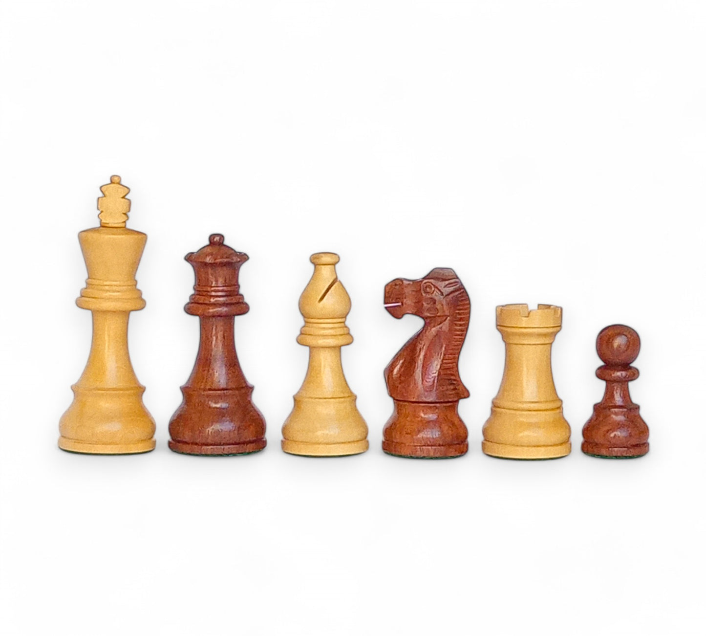 3.75" Staunton German Knight CLASSIC - Wooden Chess Pieces - Made of Acacia and Boxwood