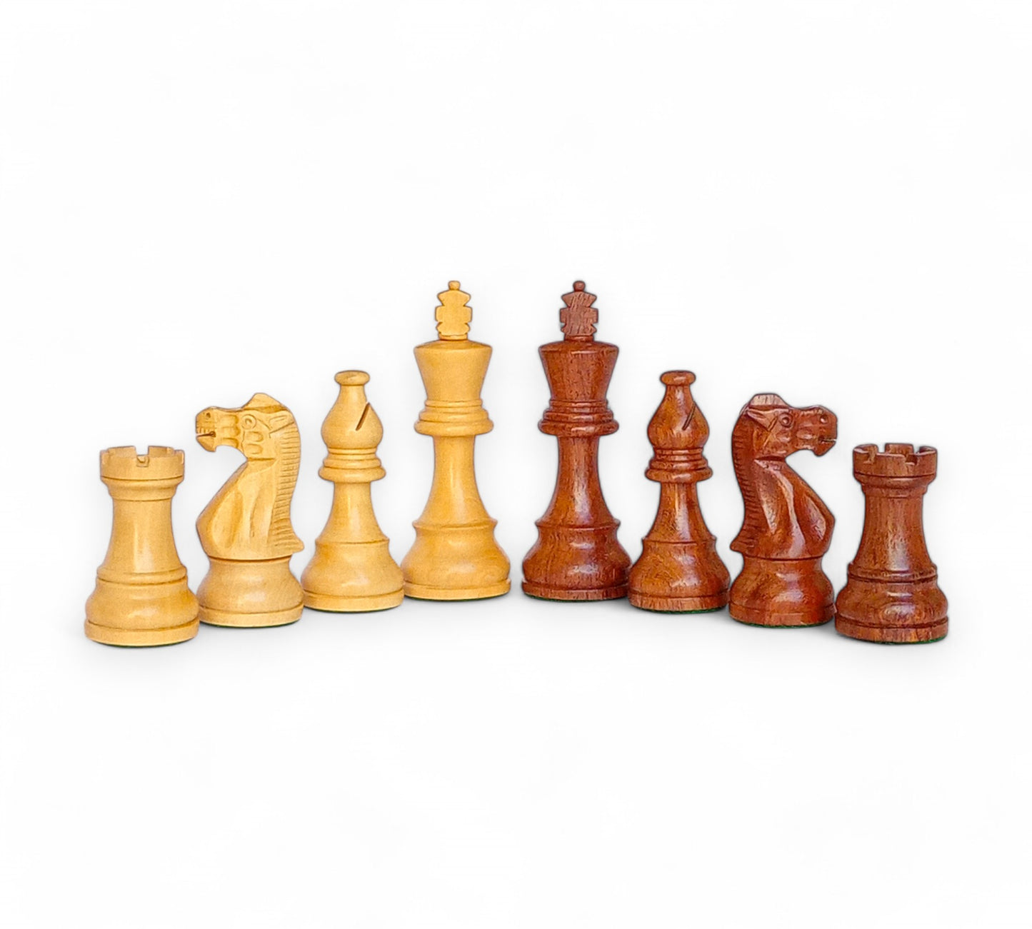 3.75" Staunton German Knight CLASSIC - Wooden Chess Pieces - Made of Acacia and Boxwood