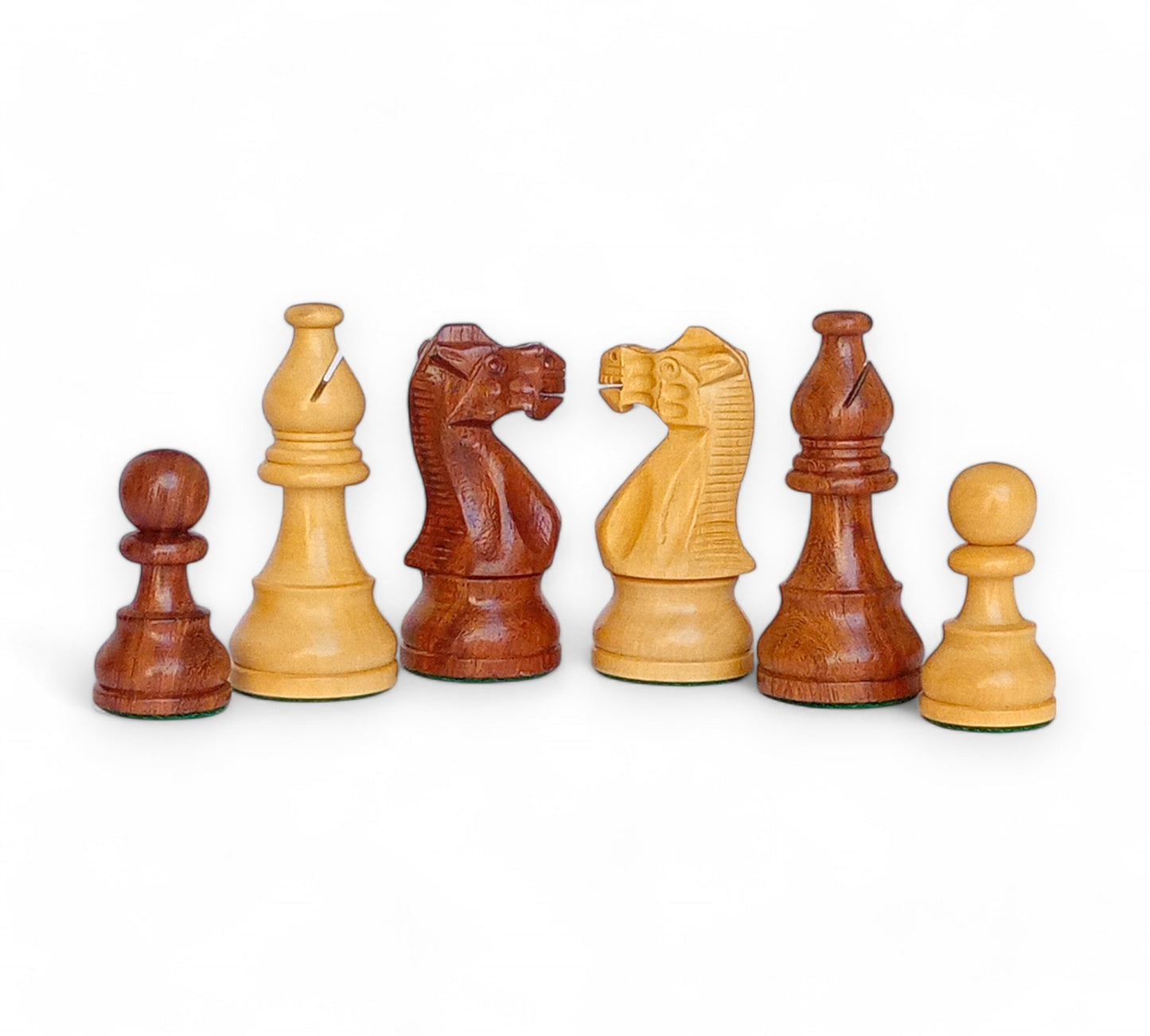 3.75" Staunton German Knight CLASSIC - Wooden Chess Pieces - Made of Acacia and Boxwood