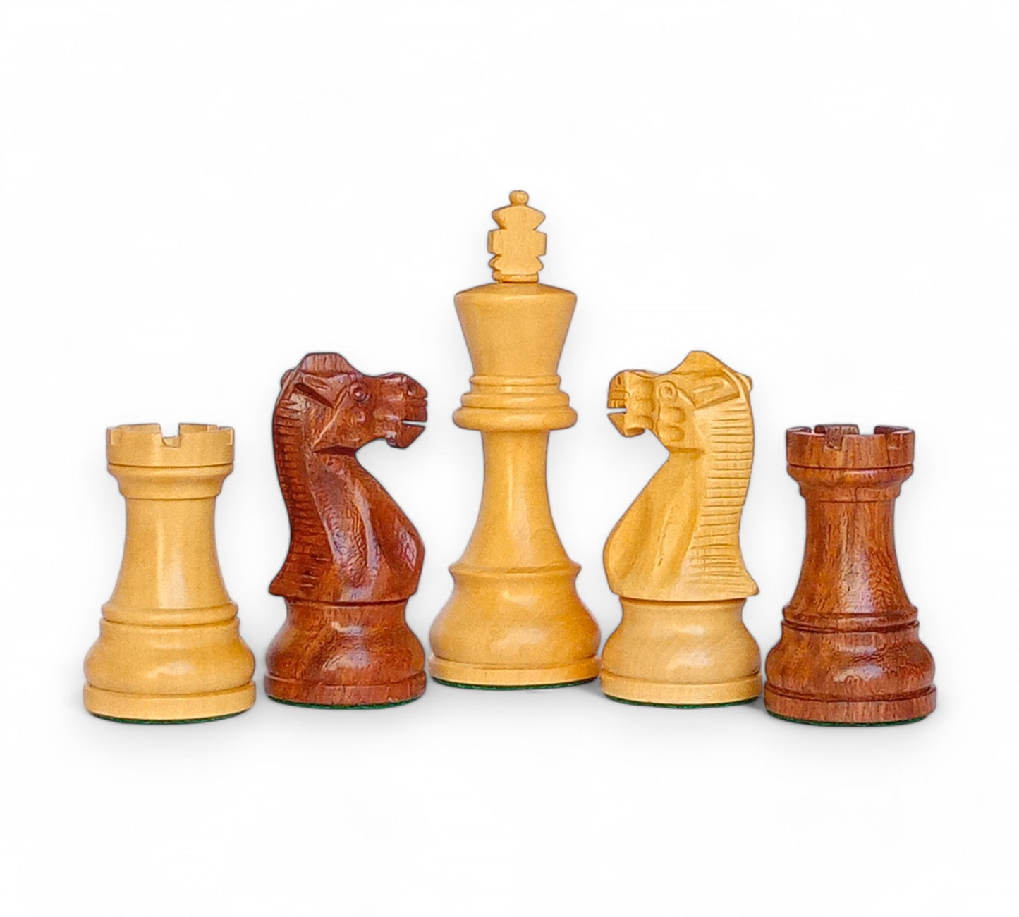 3.75" Staunton German Knight CLASSIC - Wooden Chess Pieces - Made of Acacia and Boxwood