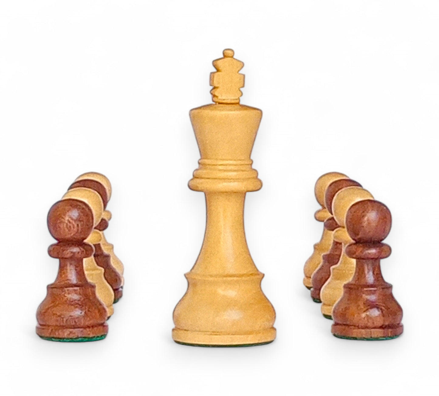 3.75" Staunton German Knight CLASSIC - Wooden Chess Pieces - Made of Acacia and Boxwood