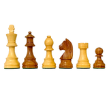 3.75" Staunton German Knight STANDARD Wooden Chess Pieces - Made of Acacia and Boxwood