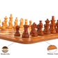 14" x 14" Flat Magnetic Wooden Chess Set - Magnetic Chess Board - Wooden Magnetic Chess Pieces