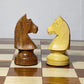 3" Wooden Staunton German Knight Chess Pieces STANDARD - Made of Acacia Wood and Boxwood