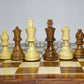 3" Wooden Staunton German Knight Chess Pieces STANDARD - Made of Acacia Wood and Boxwood