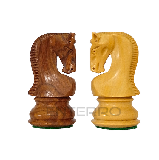 3.75" Reproduced 1959 Russian Zagreb Series - Wooden Chess Pieces