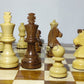 3" Wooden Staunton German Knight Chess Pieces STANDARD - Made of Acacia Wood and Boxwood