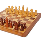 14" x 14" Flat Magnetic Wooden Chess Set - Magnetic Chess Board - Wooden Magnetic Chess Pieces