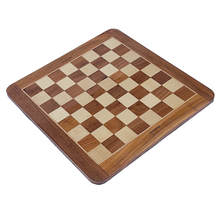 Afbeelding in Gallery-weergave laden, Wooden FLAT Chess Board 16 x 16 inch without Chess Pieces - Premium Quality - Handcrafted