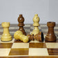 3" Wooden Staunton German Knight Chess Pieces STANDARD - Made of Acacia Wood and Boxwood