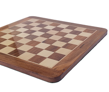 Cargar imagen en el visor de la galería, Wooden FLAT Chess Board 16 x 16 inch without Chess Pieces - Premium Quality - Handcrafted