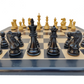 21 x 21 inch Wooden Chess Set - Square 55 mm - Made of Ebony Wood and Maple wood || 3.9" New Staunton Series Chess Pieces made of Black Ebony Wood and Boxwood