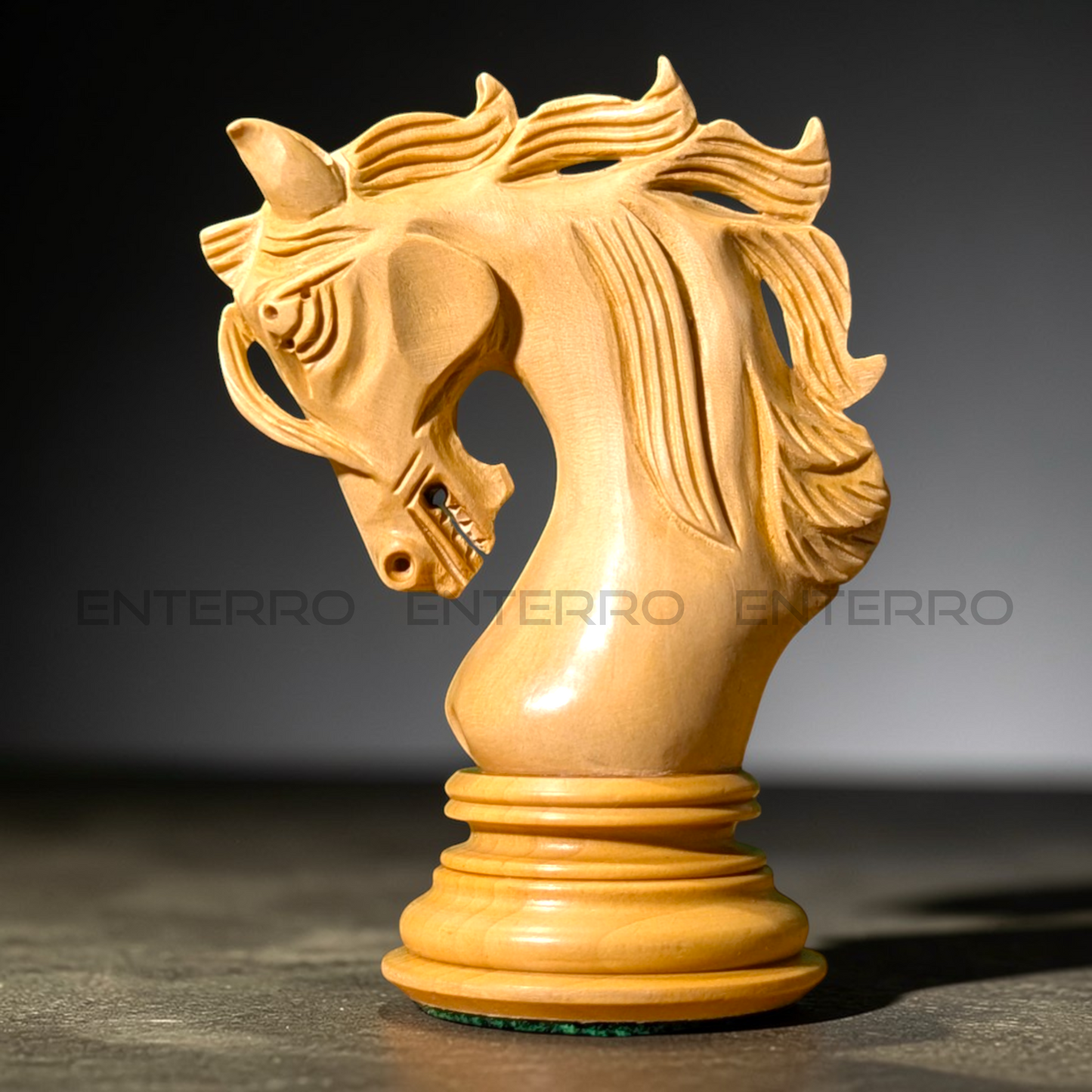 4.4 Valluzia Series Wooden Chess Pieces - Made of Red Bud Rosewood and Boxwood