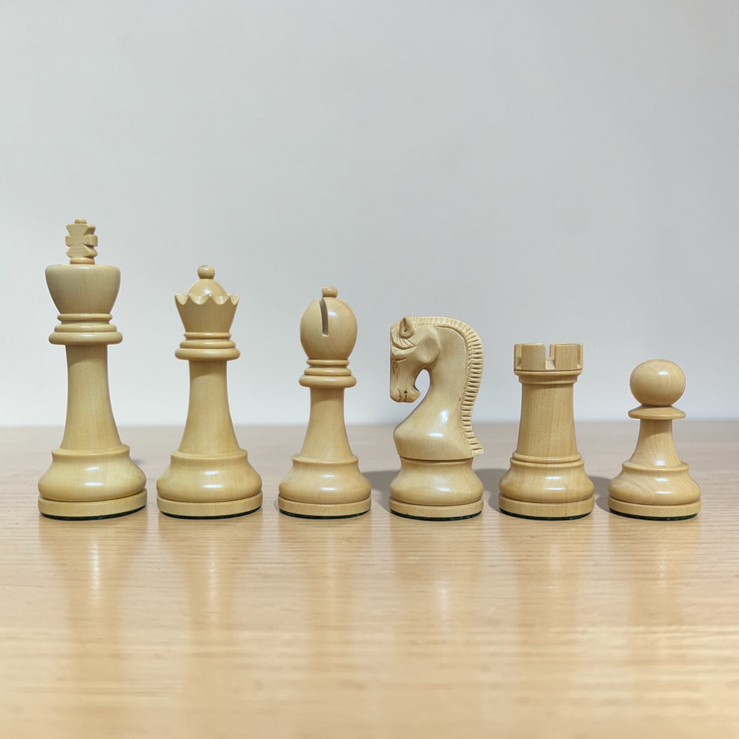 4" Leningrad Series - Wooden Chess Pieces - Made of Acacia Wood and Boxwood
