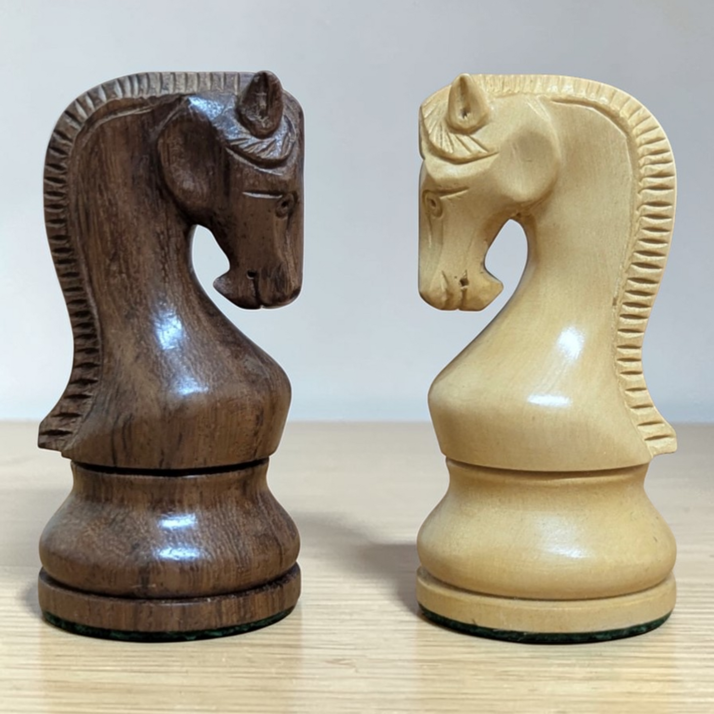 4" Leningrad Series - Wooden Chess Pieces - Made of Acacia Wood and Boxwood