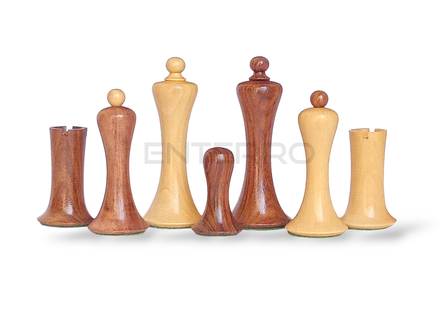 3.75" Reproduced 1948 Soviet Sleek Series - Made of Acacia Wood and Boxwood