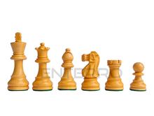 Afbeelding in Gallery-weergave laden, 3&quot; Staunton German Knight CLASSIC Wooden Chess Pieces - Made of Acacia Wood and Boxwood (Without Chess Board) (Classic 3 inch)