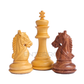 17 x 17 inch Wooden FLAT Chess Board with 3" Rio Series Wooden Chess Pieces - Premium Quality - Handcrafted