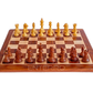 17 x 17 inch Wooden FLAT Chess Board with 3" Rio Series Wooden Chess Pieces - Premium Quality - Handcrafted