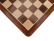 Charger l&#39;image dans la galerie, 21&quot; Golden Rosewood Wooden Chess Set - Square 55 mm - Golden Rosewood and Maple wood || Classic Staunton Chess Pieces made of Pure Ebony and Boxwood - King Size 3.9&quot;
