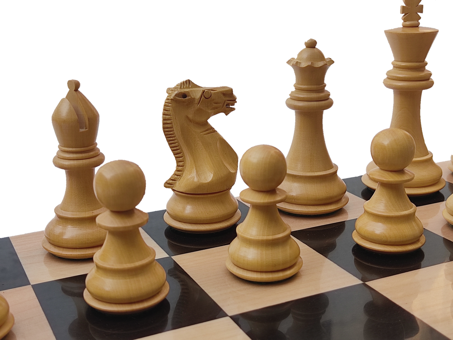 A JAVA PALISSANDER WOOD AND MAHOGANY SAMARCANDE MINI CHESS SET, HERMÈS