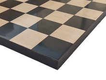 Afbeelding in Gallery-weergave laden, 17&quot; Borderless Chess Set - Square 55 mm - Pure Ebony and Maple wood || Classic Staunton Chess Pieces made of Pure Ebony and Boxwood - King Size 3.9&quot; - Elegant Chess Set
