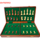 ENTERRO™ Wooden Foldable Magnetic Chess Board Set - 16 x 16 inch - King Size 3" high - Premium Handcrafted - Folding & Travel Friendly Chess