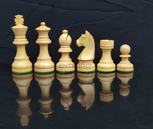 Laden Sie das Bild in den Galerie-Viewer, Wooden Chess Pieces 3.25 inch - Professional Staunton Set - Made of Acacia Wood and Boxwood - Tournament Chess Pieces (Without Chess Board) (3.25&quot; Standard)