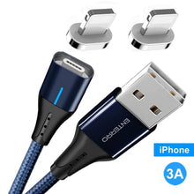 Load image into Gallery viewer, ENTERRO™ MAGNUM Magnetic Cable with Two iPhone Pins - 3A 18W Fast Charging - Charging &amp; Data Sync