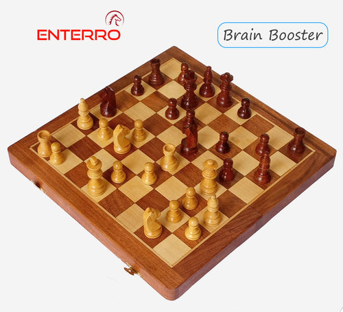 Wooden Chess Board Set - 12