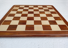 Laden Sie das Bild in den Galerie-Viewer, ENTERRO™ Premium Golden Rosewood FLAT Chess Board 19 x 19 inch without Chess Pieces - Handcrafted with Patience
