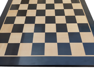 21" Ebony Wooden Chess Set - Square 55 mm - Pure Ebony and Maple wood || Classic Staunton Chess Pieces made of Pure Ebony and Boxwood - King Size 3.9" - Elegant Chess Set