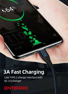 ENTERRO™ Magnum 2in1 (micro USB + iPhone) Magnetic Cable - 3A Fast Charging - Enterro Magnetic Cable