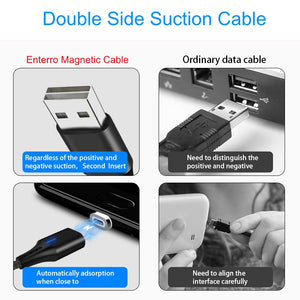 ENTERRO™ MAGNUM (Two iPhone Pins) USB Magnetic Cable - 3A Fast Charging - Enterro Magnetic Cable