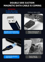 Cargar imagen en el visor de la galería, ENTERRO™ Magnum 2in1 (micro USB + TYPE-C) Magnetic Cable - 3A Fast Charging - Enterro Magnetic Cable