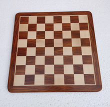 Afbeelding in Gallery-weergave laden, ENTERRO™ Premium Golden Rosewood FLAT Chess Board 19 x 19 inch without Chess Pieces - Handcrafted with Patience
