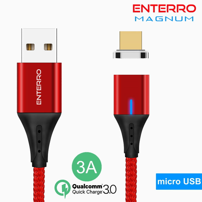 ENTERRO™ MAGNUM micro USB Magnetic Cable - 3A Fast Charging - Enterro Magnetic Cable