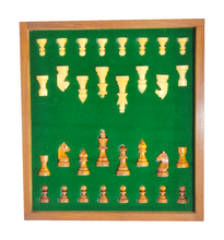 Charger l&#39;image dans la galerie, Wooden Drawer Chess Set 12 x 12 inch with Magnetic Chess Coins - Handcrafted Indoor Board Game